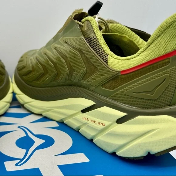 NWT Hoka Project Clifton Avocado Dark Citron Unisex Shoes ADCT Olive Green